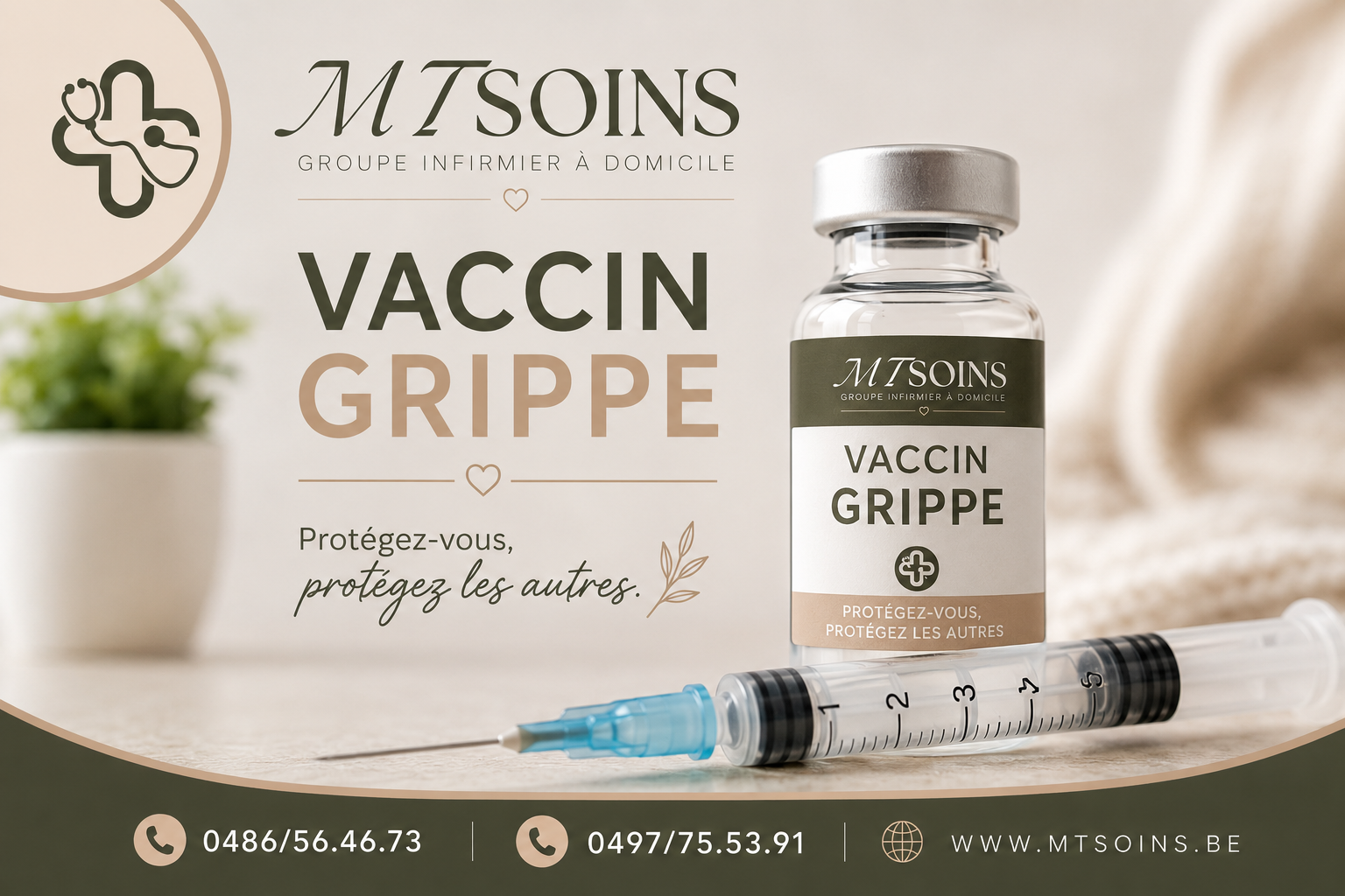 Vaccination contre la grippe : préparez-vous à l'arrivée de l'hiver